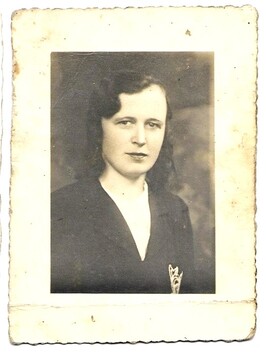 Ivanka Maver, slikano 7.4.1945
